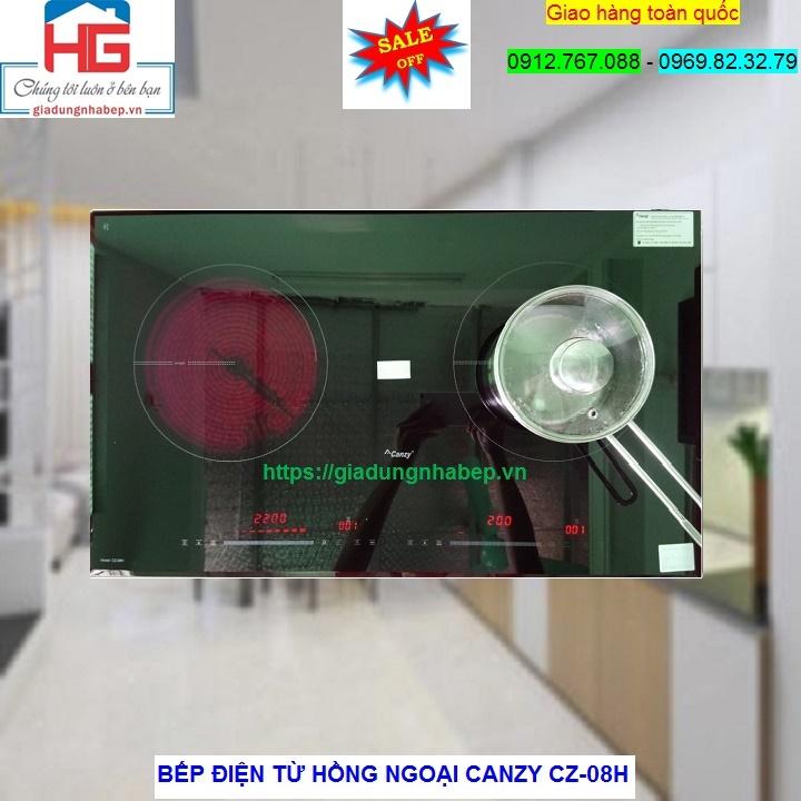 BẾP ĐIỆN TỪ ĐÔI HỒNG NGOẠI CANZY CZ-08H
