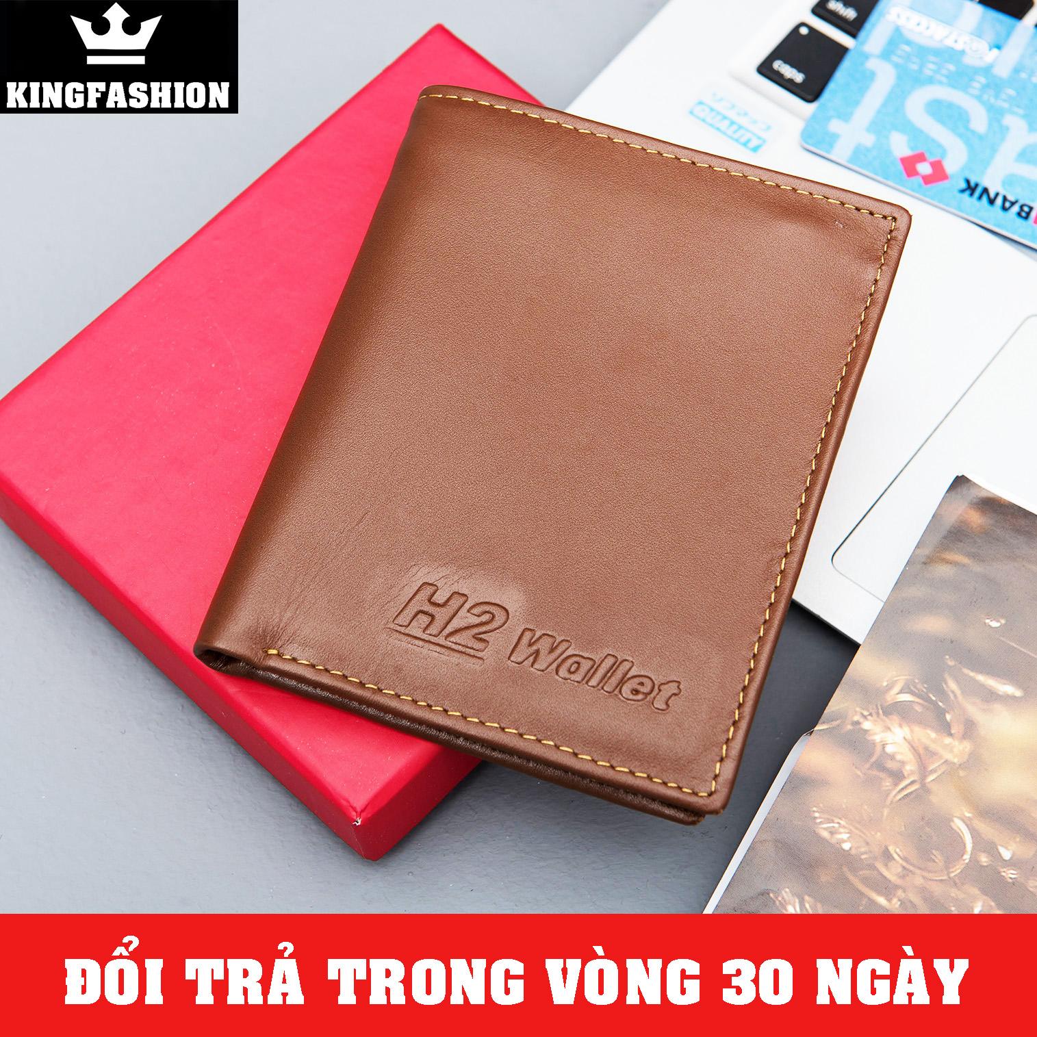 Ví da nam - Ví nam - Ví nam da bò thật 100% - Ví cầm tay nam (Giá Siêu Sốc) - KINGFASHIONS(KF02)