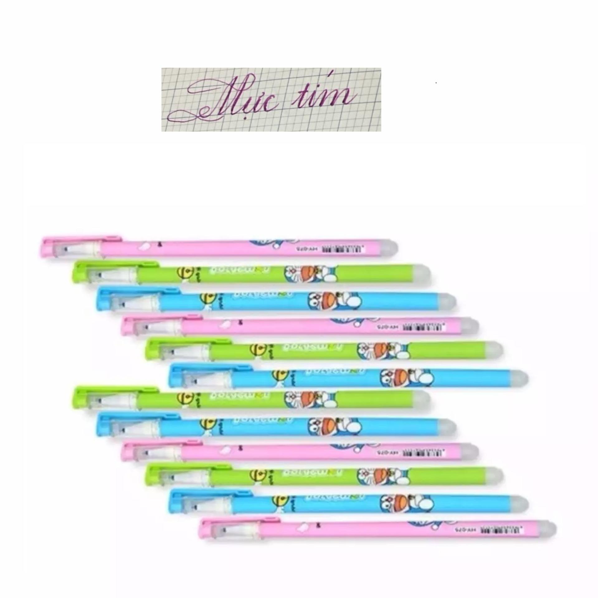 Bộ 12 cây bút bi xóa được thần kỳ Đô-rê-mon