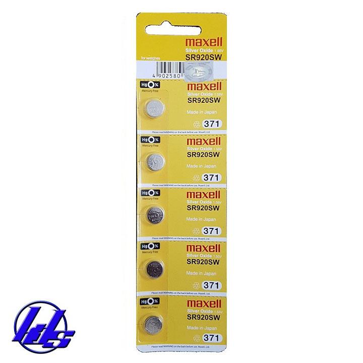 Pin đồng hồ SR920SW/371 Maxell - Vỉ 5 viên