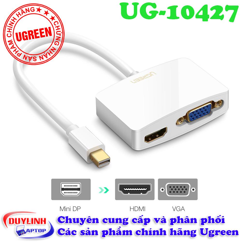 Cáp mini displayport sang hdmi và vga ugreen