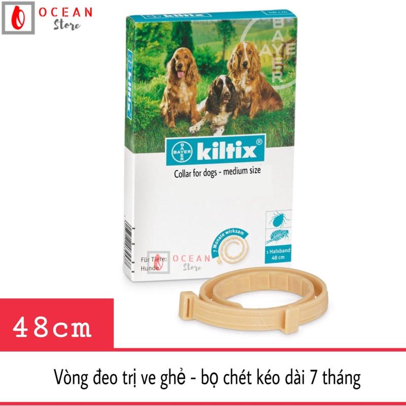 Vòng đeo trị ve ghẻ, bọ chét cho chó - Vòng đeo Bayer Kiltix cho chó dưới 20kg