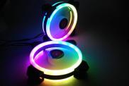 Combo 6 Quạt Tản Nhiệt, Fan Case Coolmoon Ver 2 Led RGB Dual Ring
