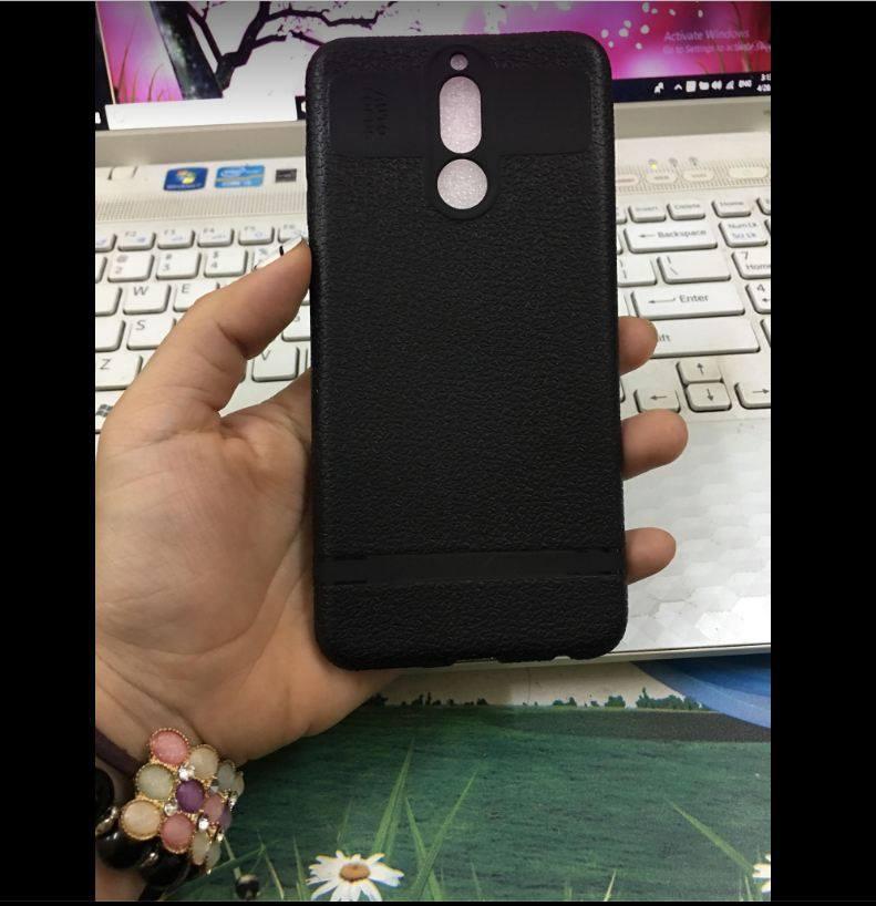 Ốp lưng dẻo giả da hiệu Auto Focus cho Huawei Nova 2i Tặng kính cường lực