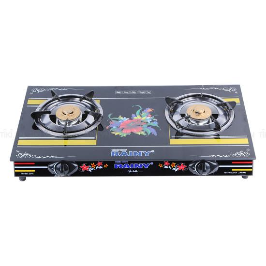 Bếp gas đôi chén nhôm rainy rn1601tt