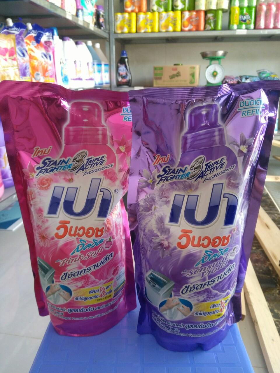 Combo 2 túi nước giặt đậm đặc pao 800ml thái lan