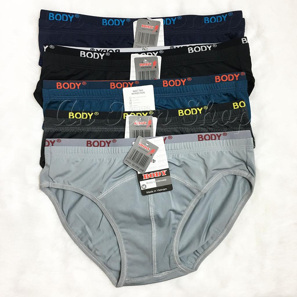 [HCM]05 Quần lót nam body - hai lưng - thun lạnh cao cấp - LN001x5