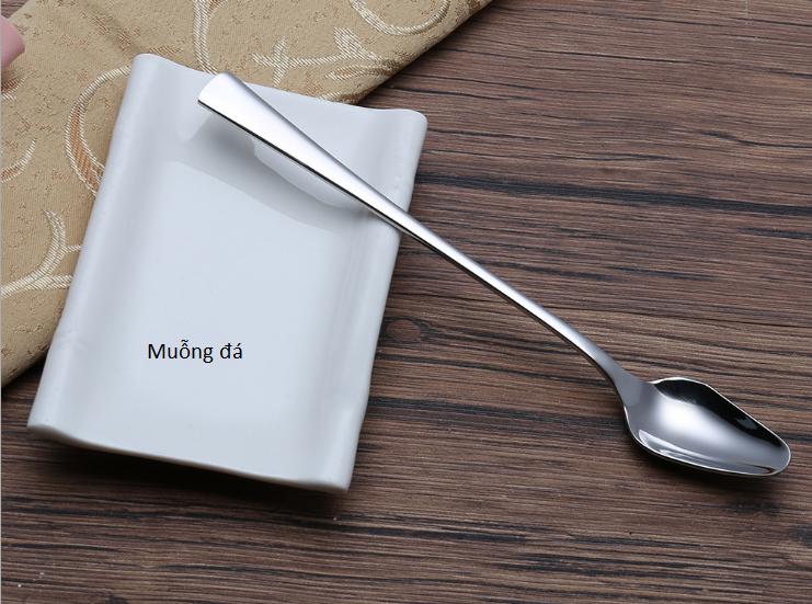 [HCM]dụng cụ inox 304 (milan) muỗng đá 3 cây