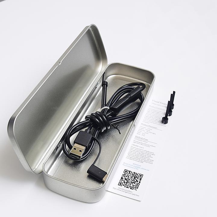 Camera nội soi lấy ráy tai hộp kim loại