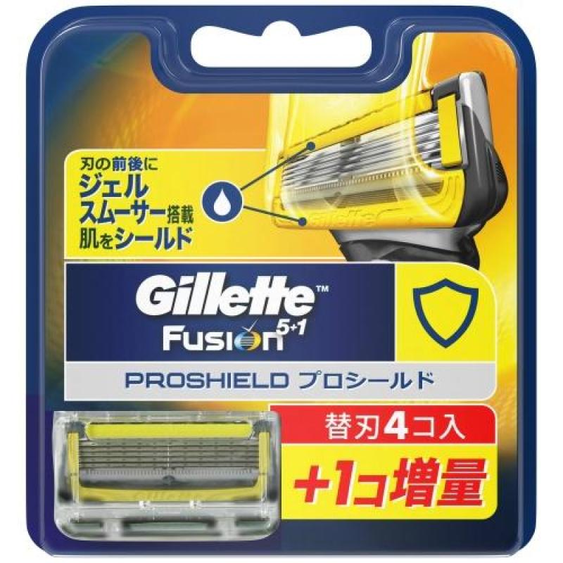 Vỉ 5 lưỡi dao cạo râu Gillette Fusion 5+1 lá chắn chuyên nghiệp