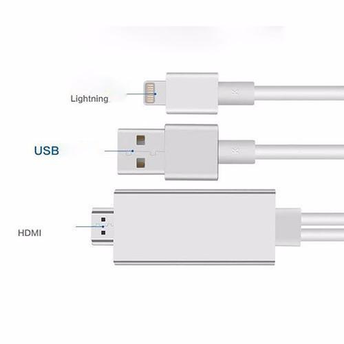 Dây cáp hdmi cho iphone, ipad dài 2m
