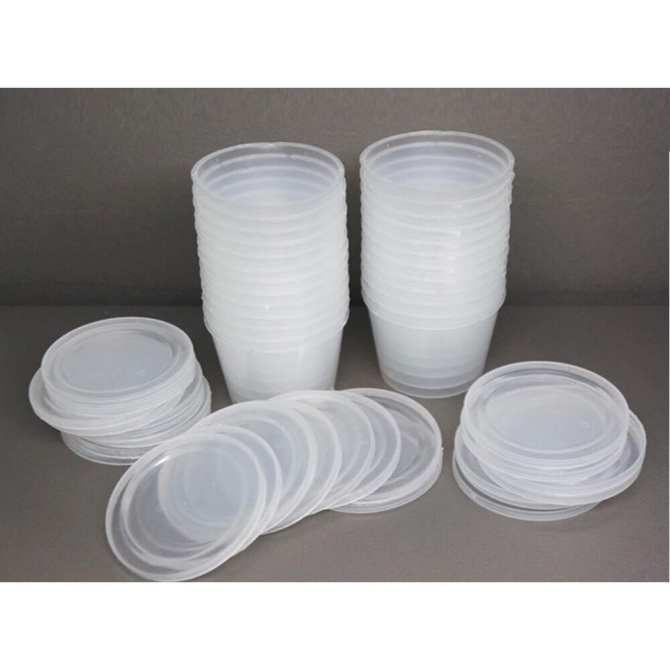 Combo 10 hộp nhựa đựng Slime Size M - Nguyên Liệu Làm Slime