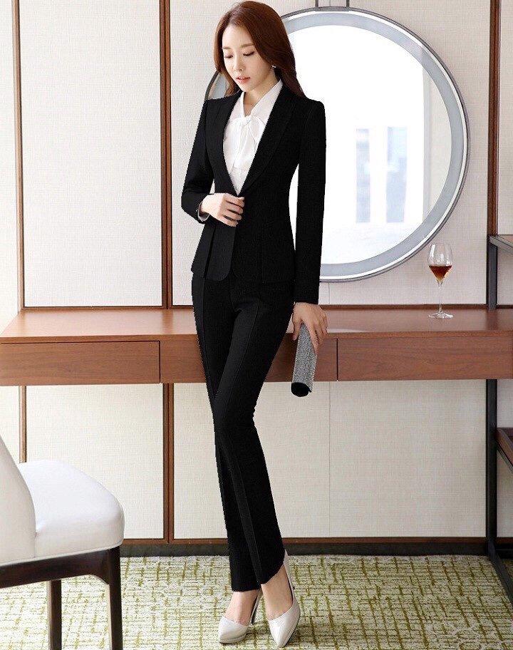 Set quần tây + vest công sở color - j84