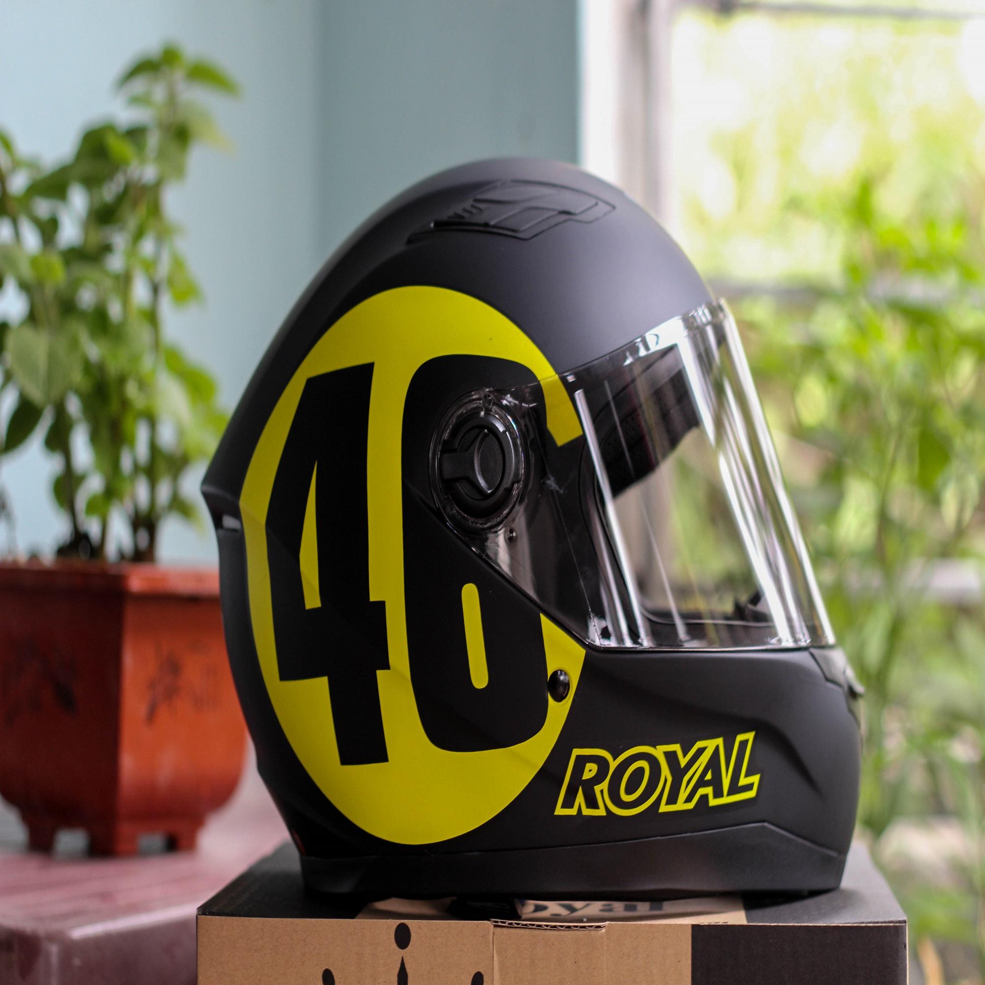 Mũ Bảo Hiểm FULL FACE ROYAL M136 v13 Tem Kiểm Định Quatest 2