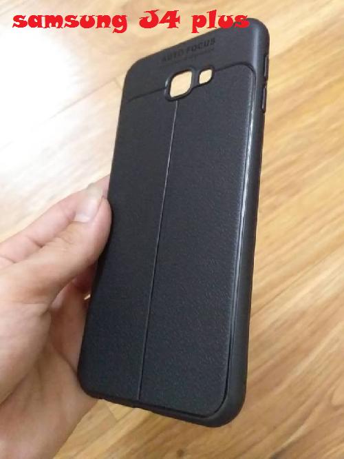 Ốp lưng dẻo giả da hiệu auto forcus dành cho ss galaxy j4 plus