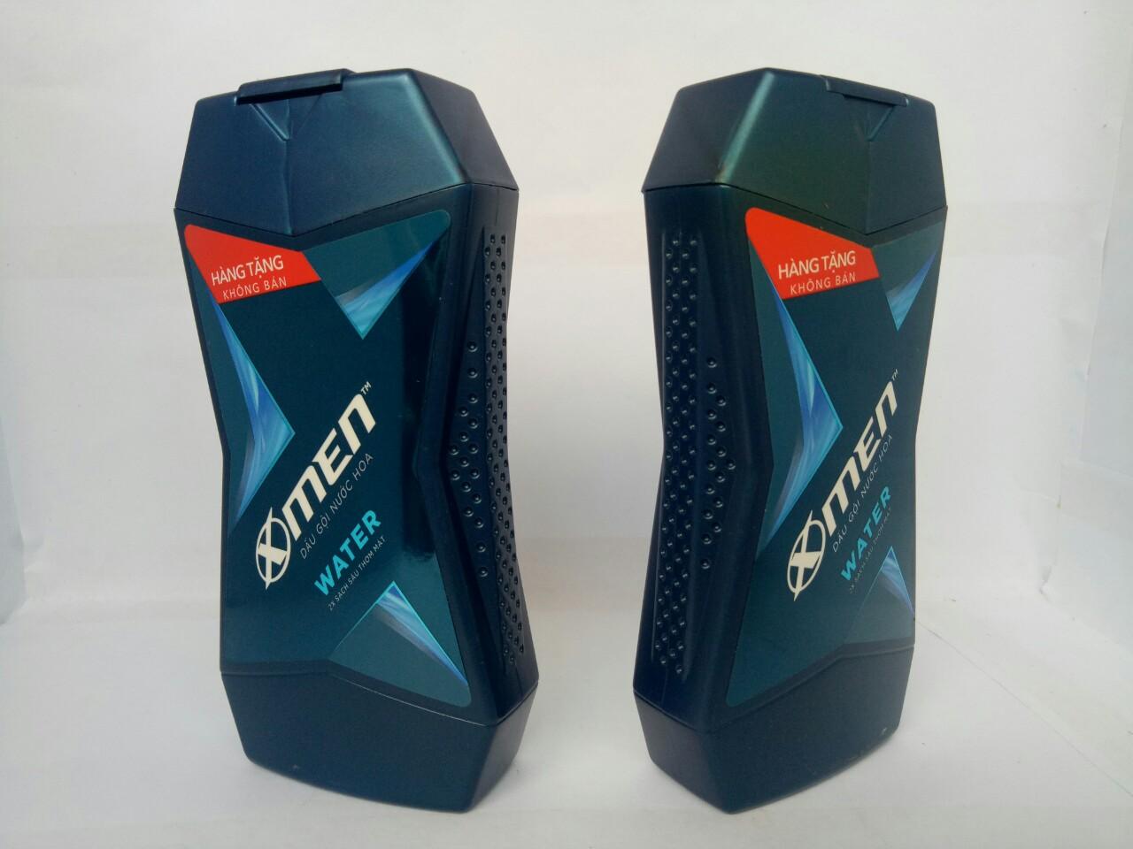 Combo 2 chai dầu gội nước hoa x-men water 70g + tặng 5 gói dầu gội clear men 6g