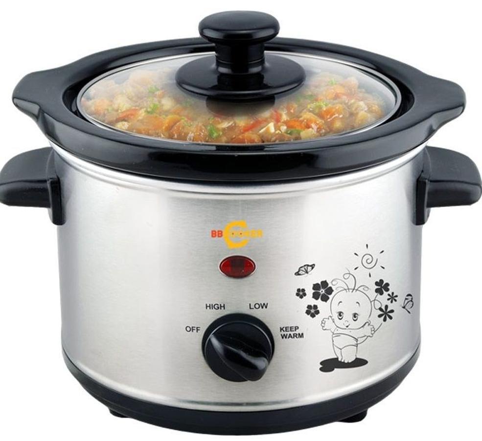 Nồi hầm thức ăn, kho cá, kho thịt BBCooker 1,5L - thương hiệu Hàn Quốc + tặng 1 bàn chải đánh răng
