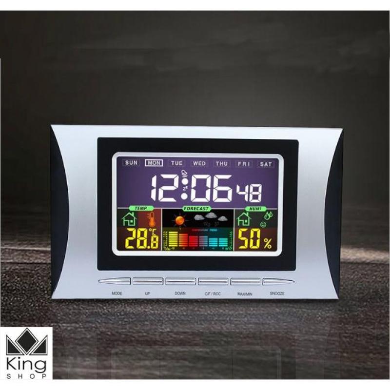 Nơi bán Đồng Hồ Để Bàn LCD LED Báo Thức Nhiệt Độ Ẩm Hiển Thị Điện Tử Digital  Bảng Lịch Nhiệt Kế Alarm Clock