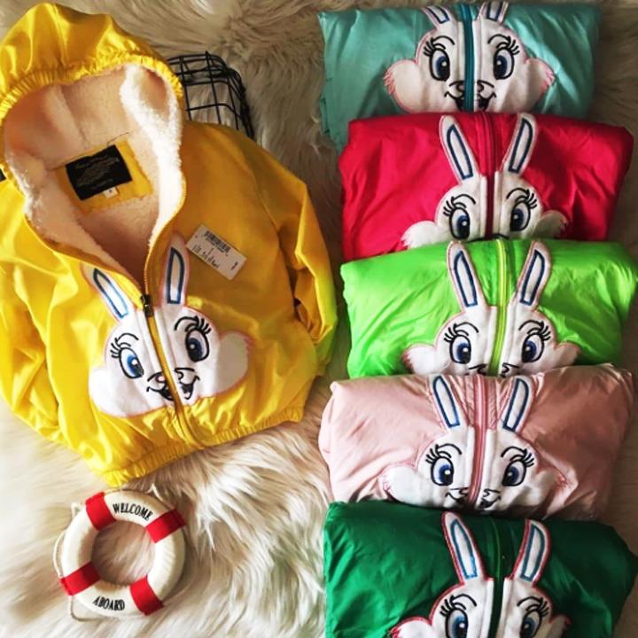 Áo khoác lót nỉ siêu ấm cho bé gái