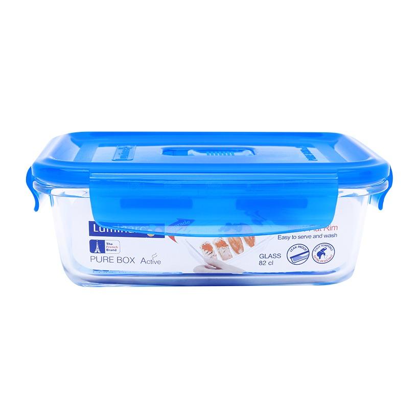 Hộp tt luminarc pure chữ nhật nắp cài 1.22l j1972