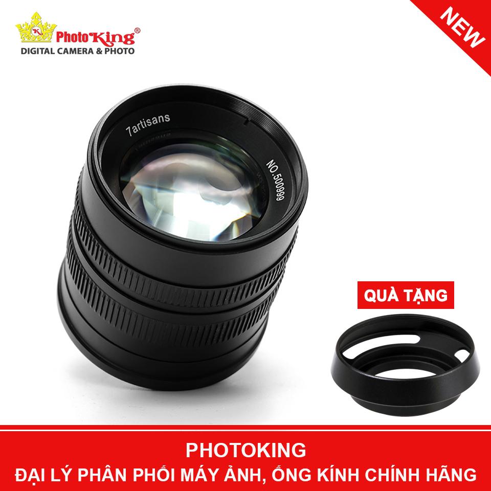 Ống kính 7artisans 55mm F/1.4 MF Lens - Tặng kèm hood kim loại dáng Leica