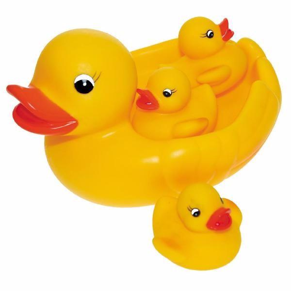 ĐỒ CHƠI BỒN TẮM CHO BÉ VỊT MẸ VÀ 3 VỊT CON 2
