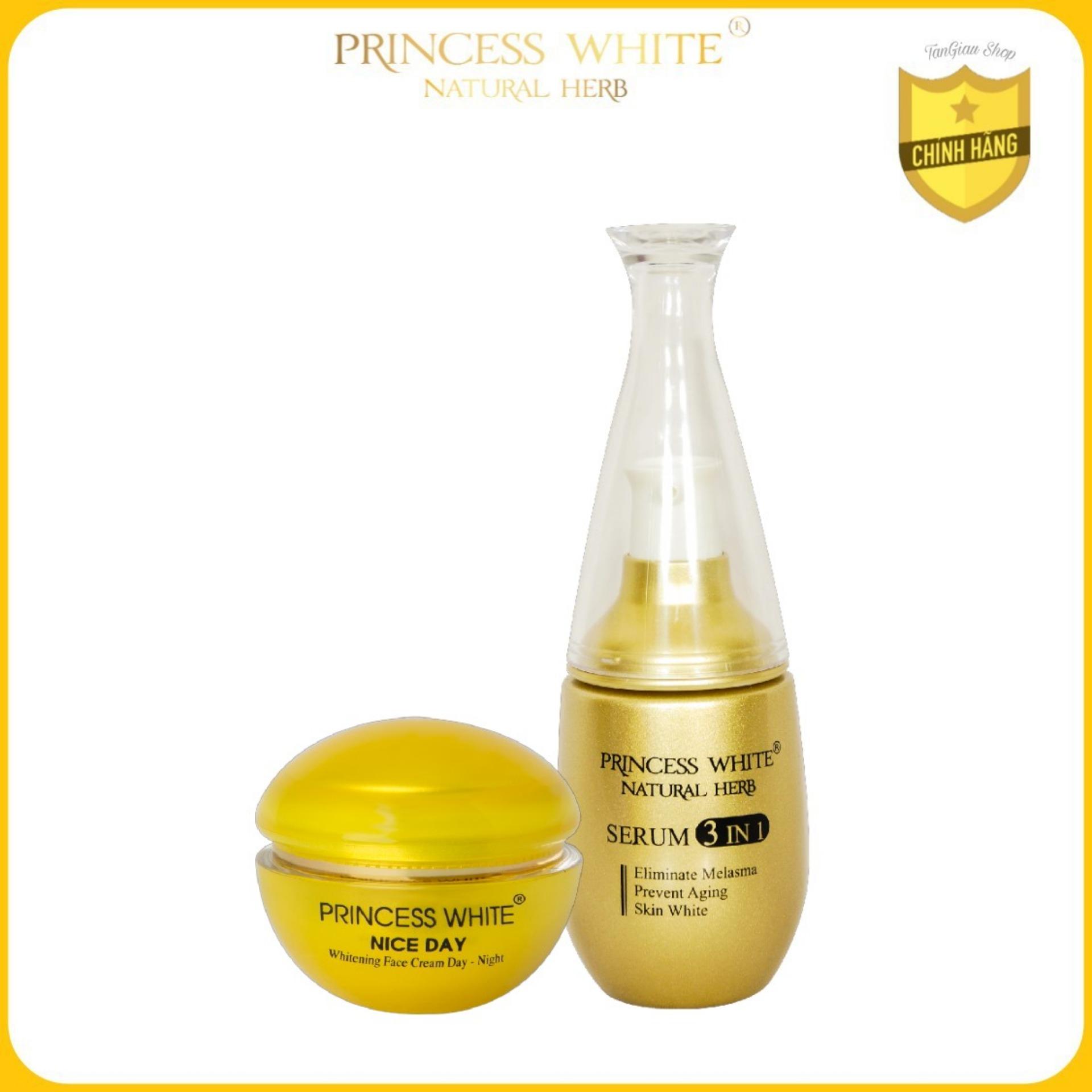 COMBO DƯỠNG TRẮNG DA NICEDAY + SERUM 3IN1 - BÍ QUYẾT LÀN DA TRẮNG HỒNG RẠNG RỠ