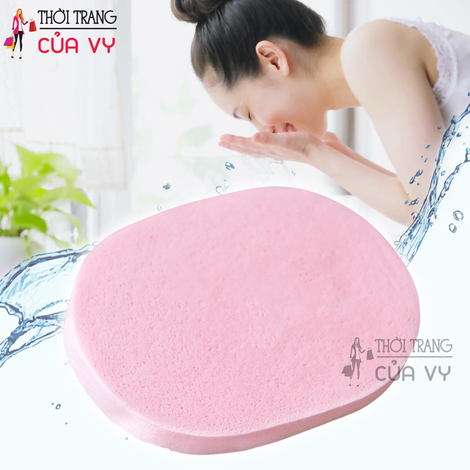 Miếng mút xốp bọt biển rửa mặt cao cấp