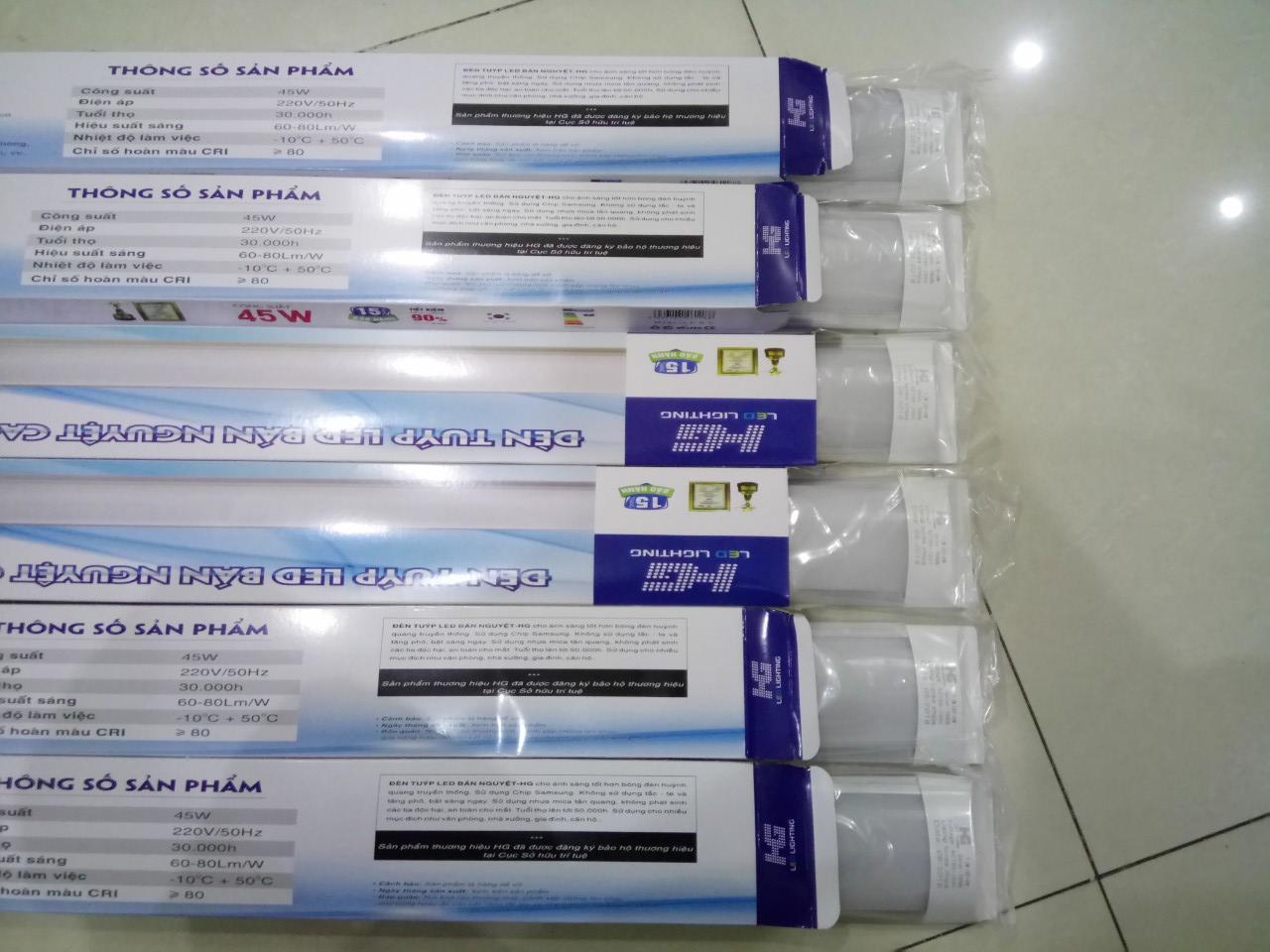 [HCM]6 Đèn tuýp led bán nguyệt 12m 45w (ánh sáng trắng) CHIP KOREA