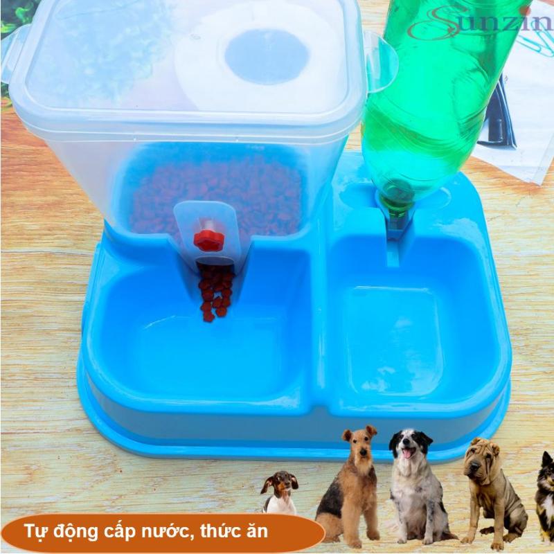 Hanapet-Bộ cấp nước và thức ăn tự động cho thú cưng loại có bồn chứa thức ăn ( bat tu dong ) Bát ăn cho chó / máy