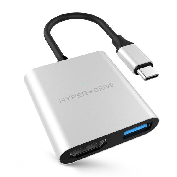 Hyperdrive 4k hdmi 3-in-1 usb-c hub