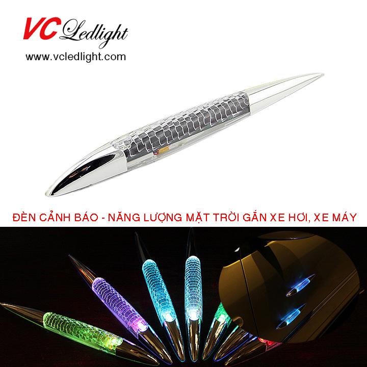 Đèn năng lượng mặt trời trang trí xe hơi hình vây cá