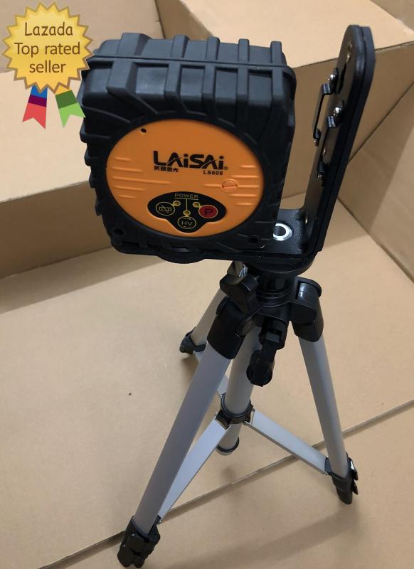 Máy cân bằng laser treo tường LAISAI LS-608. Máy cân mực treo tường Laisai