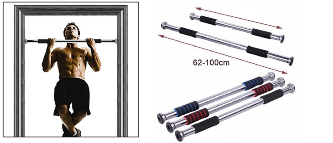 Dụng cụ tập cơ bụng tại nhà kích thước 62cm-100cm hoặc 80-130c (tùy chọn), dụng cụ lên xà gắn cửa, xà đơn gắn tường cao cấp, dung cu tap co bung tai nha, dung cu len xa gan cua, xa don gan tuong cao cap