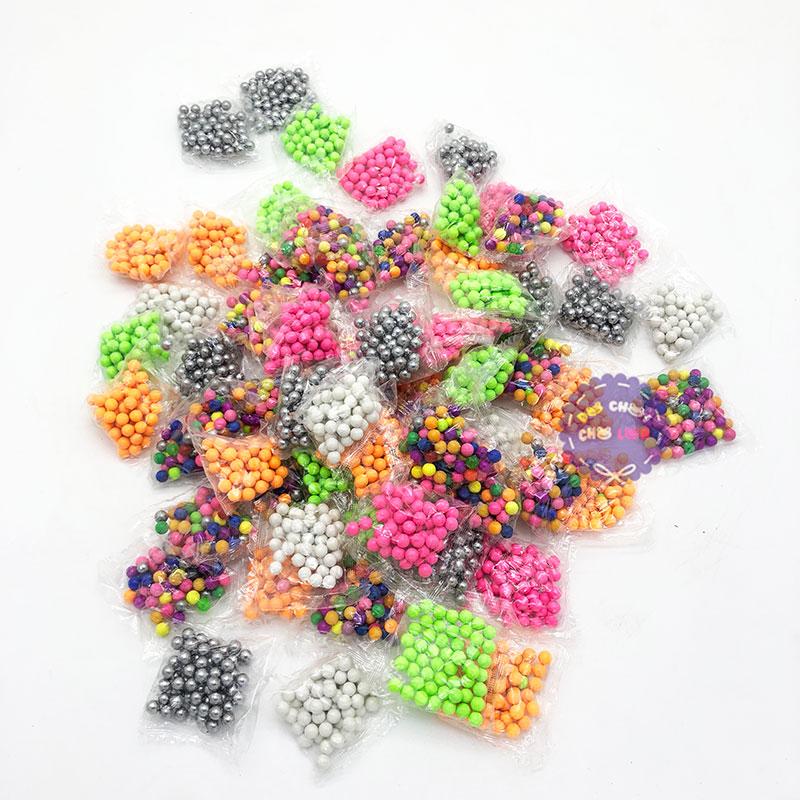500 viên bi hạt nhựa đủ màu sắc