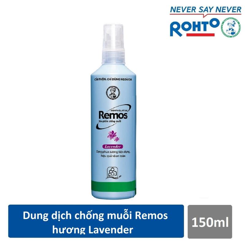 Dung dịch chống muỗi Rohto Metholatum Remos Hương Lavender 150ml cao cấp