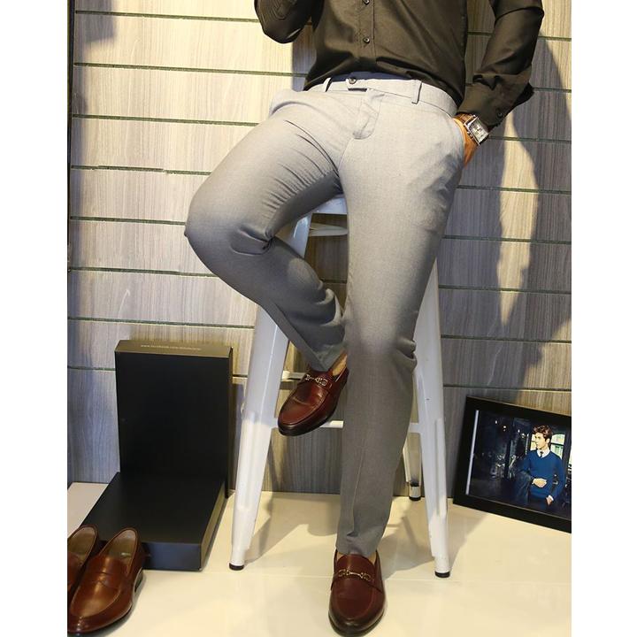 BÁO GIÁ GIÀY TÂY HÀN QUỐC | Shopee Lazada Sendo Tiki mới nhất 56 Quần Tây Nam Hàn Quốc Chất Vải Mềm Mịn Không Bai Dão Không Xù Ít Bám Bụi