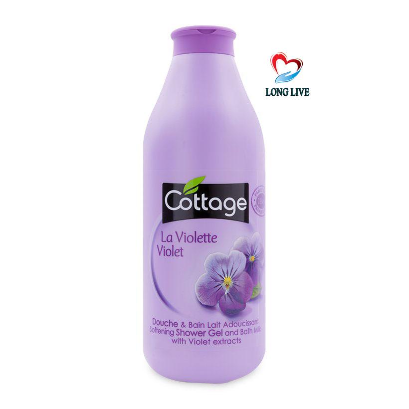 Sữa tắm hương hoa violet Cottage La Violette Violet 750ml