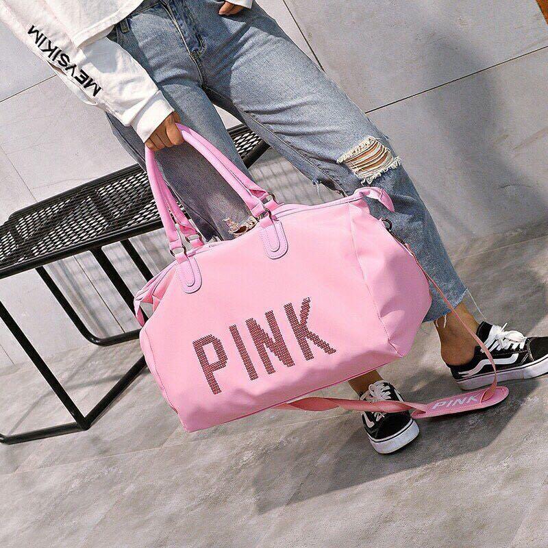 Túi du lịch thể thao Pink chống thấm nước