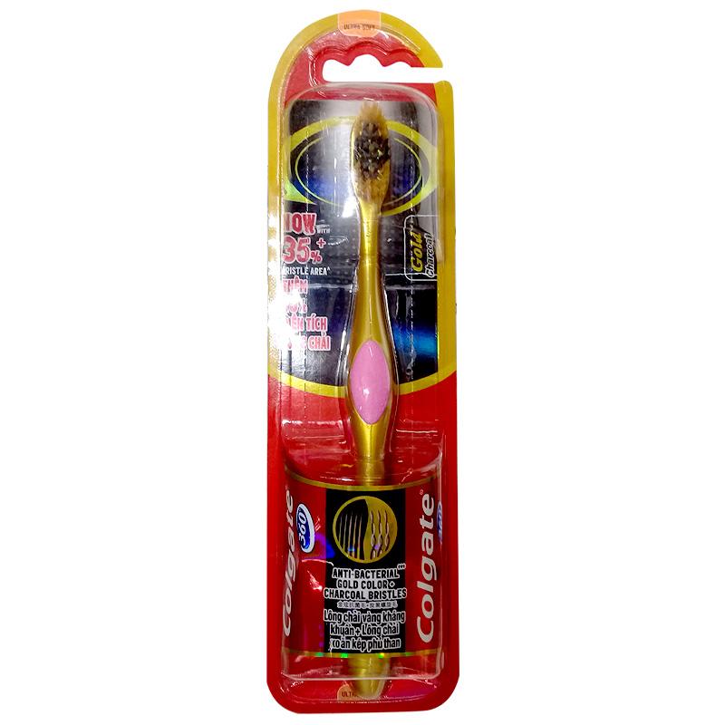 Bàn chải đánh răng Colgate 360 Charcoal Gold