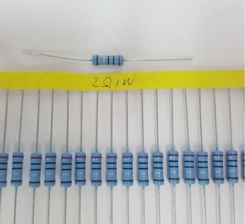 Combo 50 con điện trở 1w, (5 vạch),2 Ohm