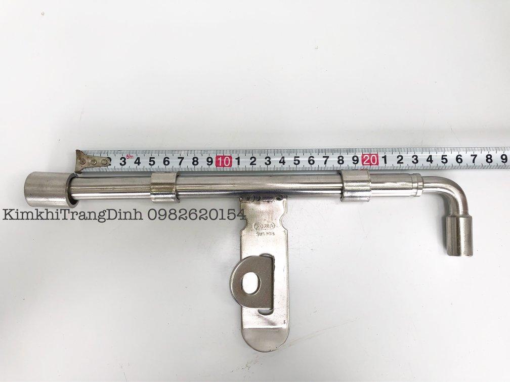 Chốt cửa ngang Inox 26x14cm