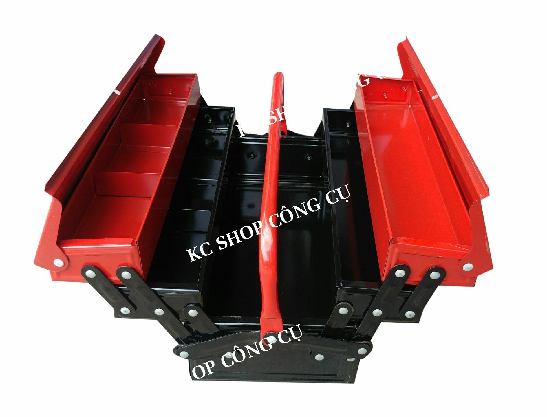 Hộp sắt đựng đồ nghề sửa chữa 3 tầng dài 45cm