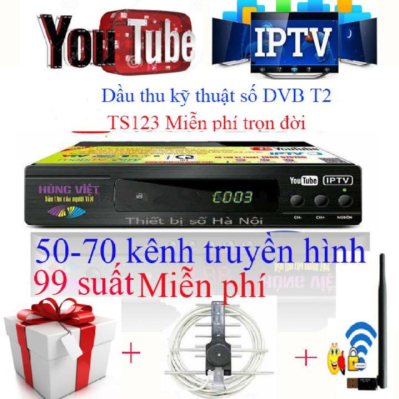 Đầu thu kỹ thuật số DVB T2 TS123 Chức năng xem Youtube,IPTV 2018