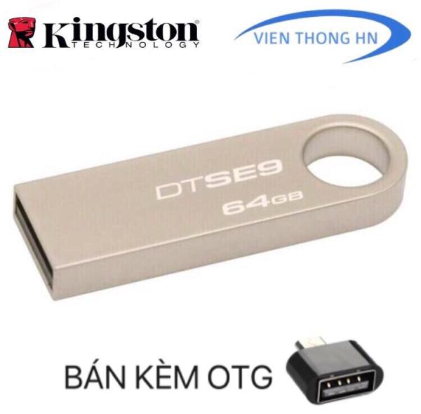 USB 2.0 Kingston DataTraveler SE9 64GB - BH 5 NĂM LỖI ĐỔI MỚI