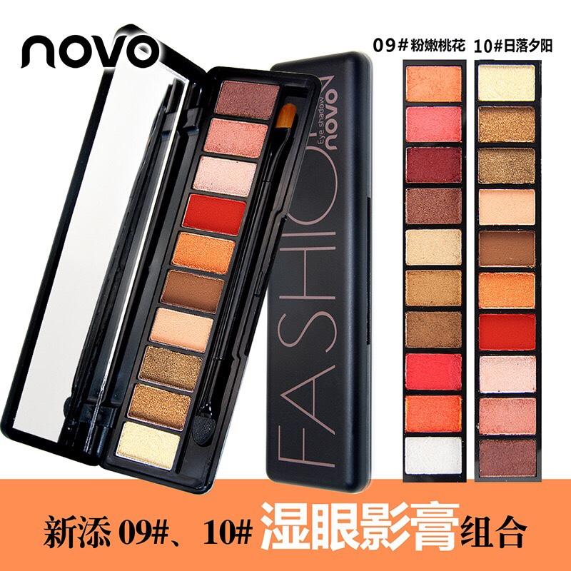 Bảng phấn mắt 10 màu Fashion eye shadow của Novo