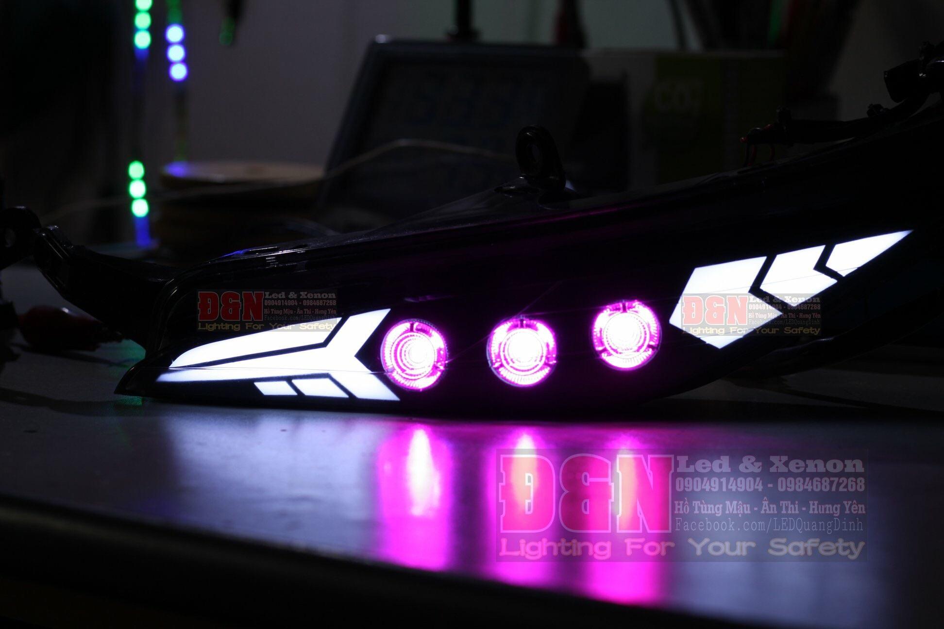 Led Audi Arrow cho Exciter 135