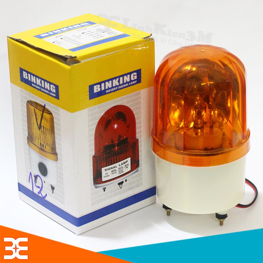 Đèn quay báo 12vdc-10w - vàng