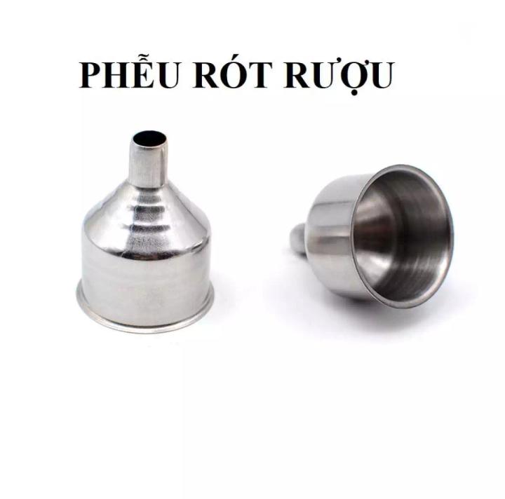 Phễu Inox rộng 3,5 x dài 5 cm cỡ trung Dozado
