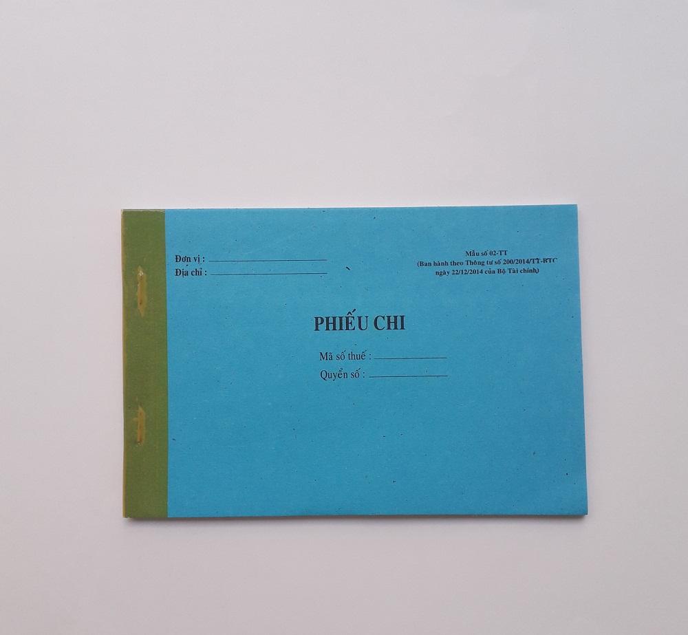 Combo 10 cuốn phiếu chi 1 Liên